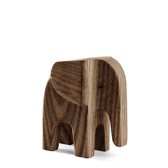 Baby elephant smoked wood