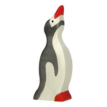 Houten pinguin 4 cm