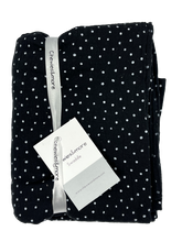 Afbeelding in Gallery-weergave laden, Swaddle 135x135 (zwart polka)