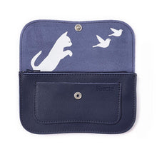 Afbeelding in Gallery-weergave laden, Cat chase wallet M ink blue