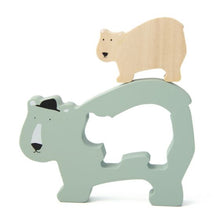 Afbeelding in Gallery-weergave laden, Wooden baby puzzle bear
