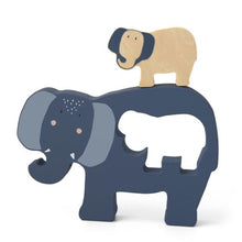 Afbeelding in Gallery-weergave laden, Wooden baby puzzle Elephant