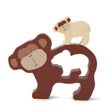 Afbeelding in Gallery-weergave laden, Wooden baby puzzle Monkey