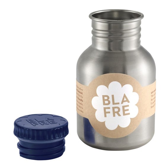 Stainless steel fles (navy)