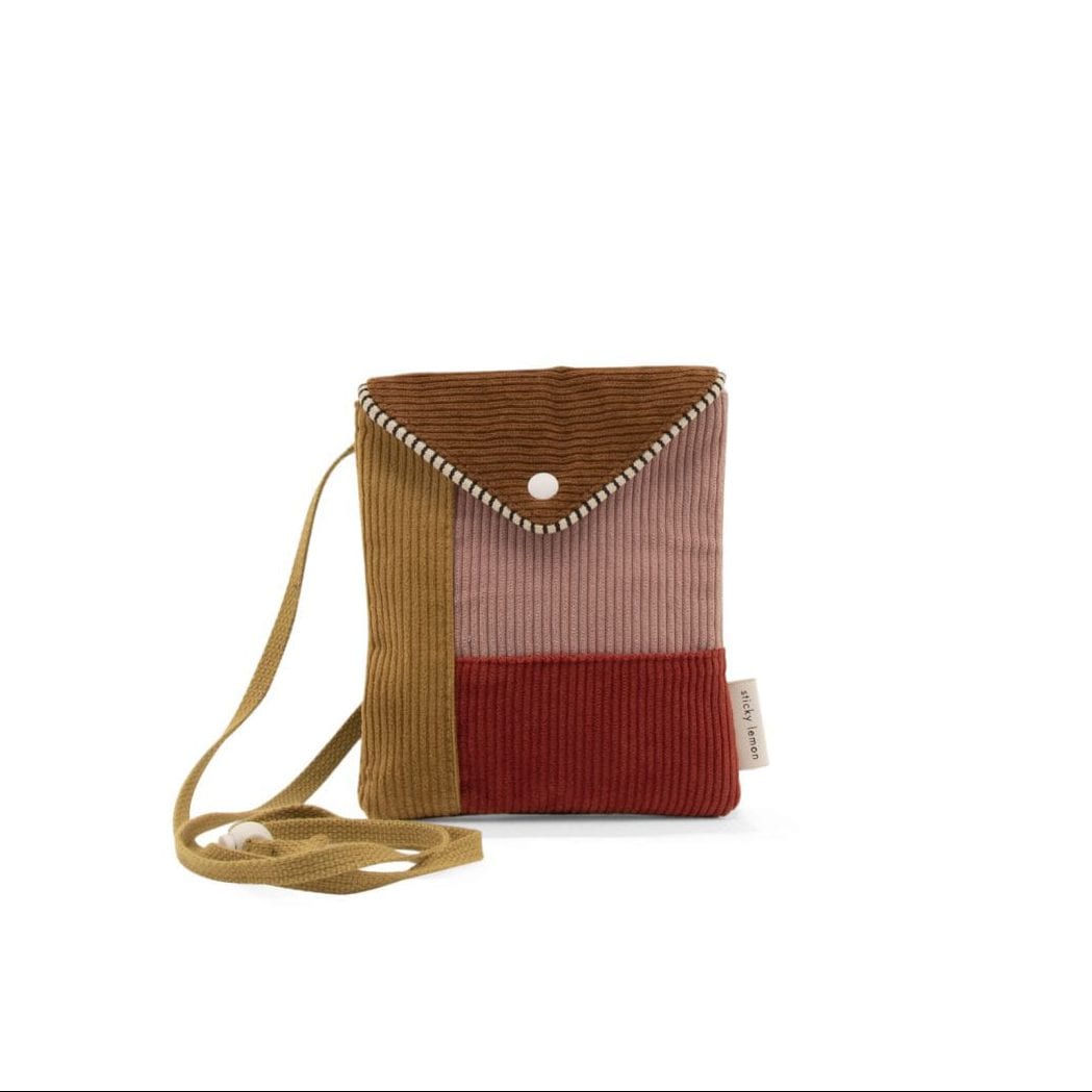 Wallet bag corduroy (pink)