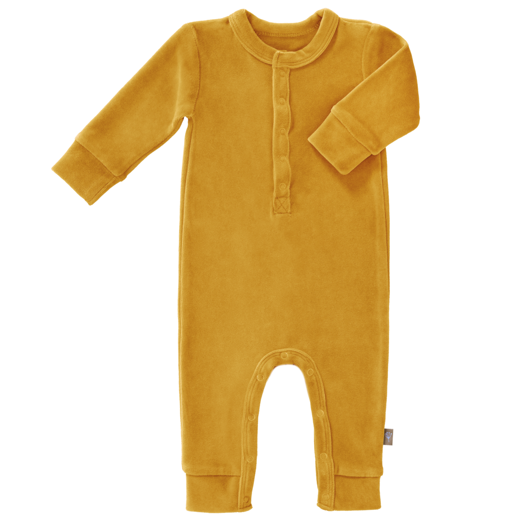 Velours suit (geel)